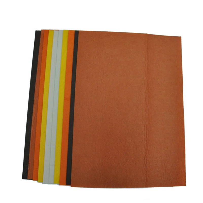 we can print logo on it needle punched wadding felt