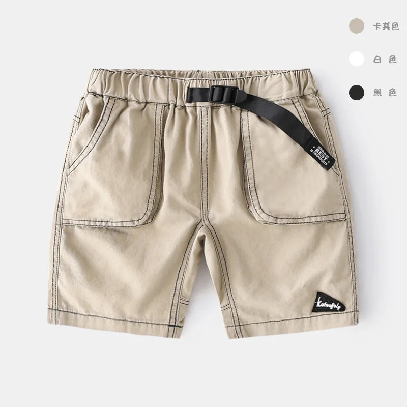 

Wholesale Summer Children's Pants Fashion Brand Kids Five-cent Pants Casual Baby Boys Cargo Shorts