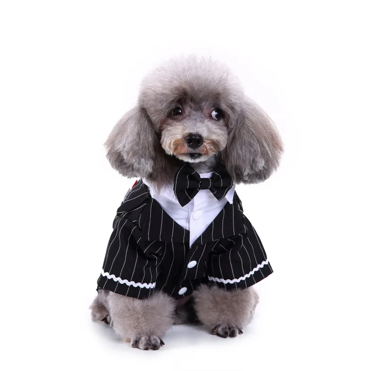 

New Product Dog Clothes Dress Tuxedo Korean Style Dog Clothes Pet Clothes Drop Ship, Picture shows