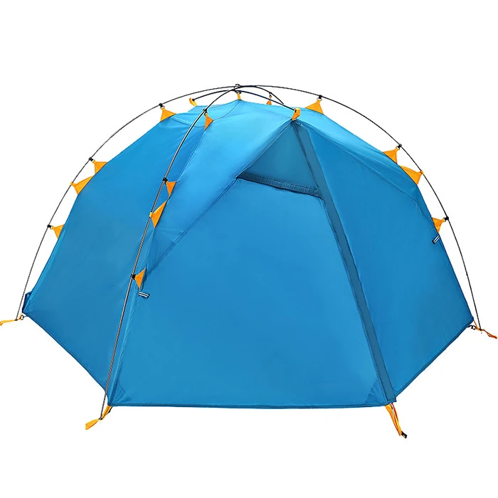 

In stock wholesale double hot sale women men breathable windproof outdoor camping tent, Blue, orange