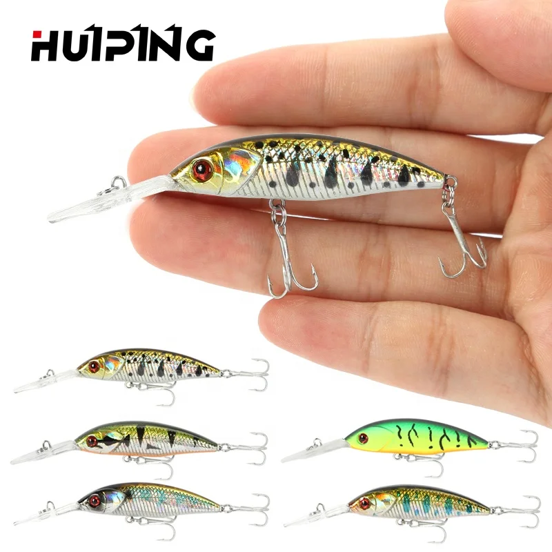 

Fishing Lures Wholesale 5g 8cm Minnow Lure Hard Bait Artificial Lure Isca Pesca Wobbler Sea Bass Tackle M014, 6 colors
