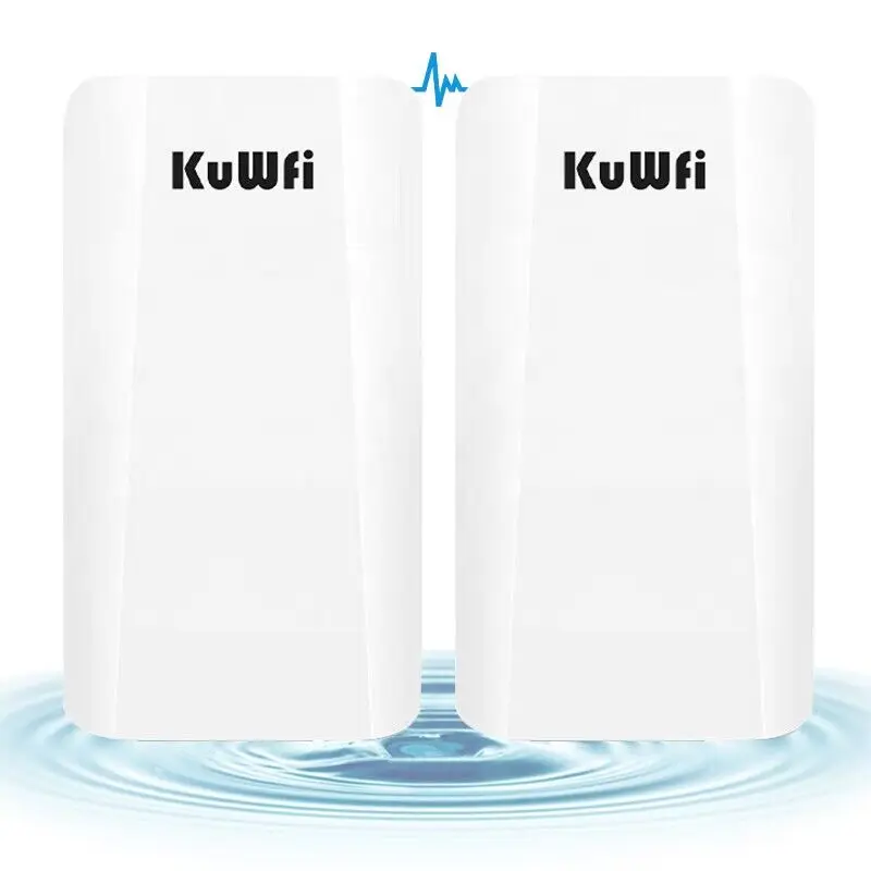 

Low power KuWFi rj45 13dbi dual antenna 2km long range wireless coverage ip65 waterproof wifi extender outdoor wireless bridge