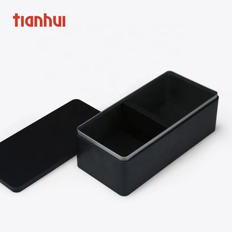 

Food Grade 3L Black Metal Tin Empty Box for Snack Gift Jewelry Storage Logo Custom with Low MOQ Free Shipping to the US