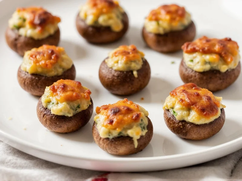 Sausage & Cream Cheese Stuffed Mushrooms Recipe