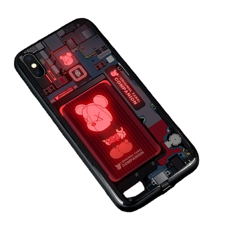 

1 Piece Customize phone case light up phone case Phone bags Incoming Call LED Flashing suitable for iphone