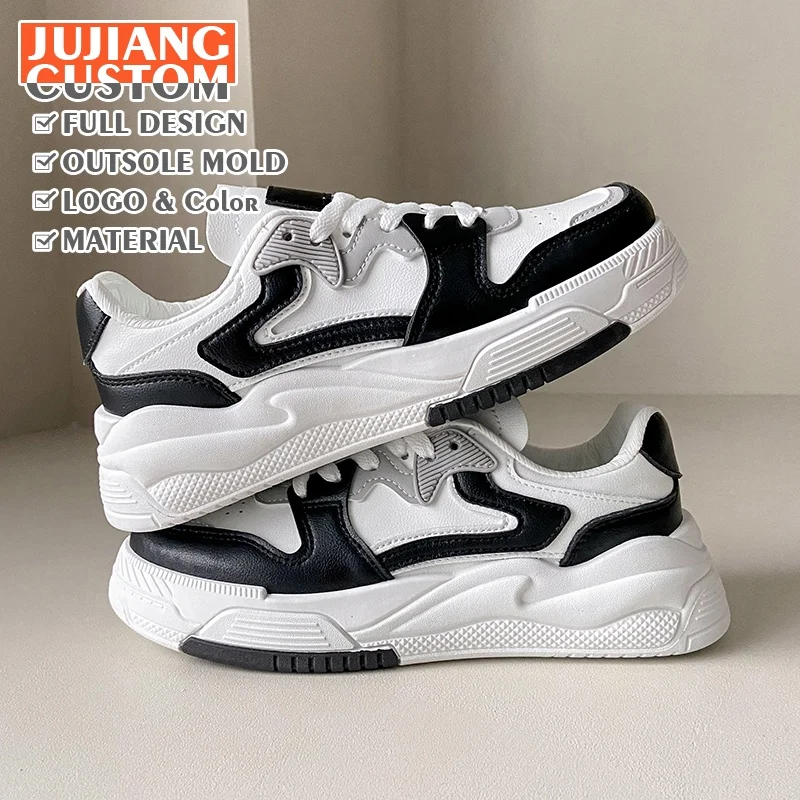 

2023 Fashion Korean Platform Sports Shoes Flat Female Sneakers Women Tennis Spring Casual Vulcanize Shoes custom Running Basket