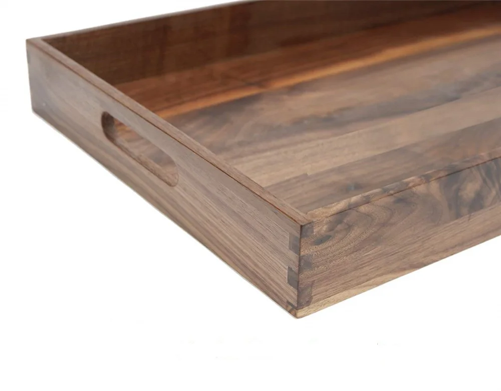 Extra Large Black Walnut Wooden Ottomans Serving Tray Buy Serving Tray,Wood Trays For Ottomans