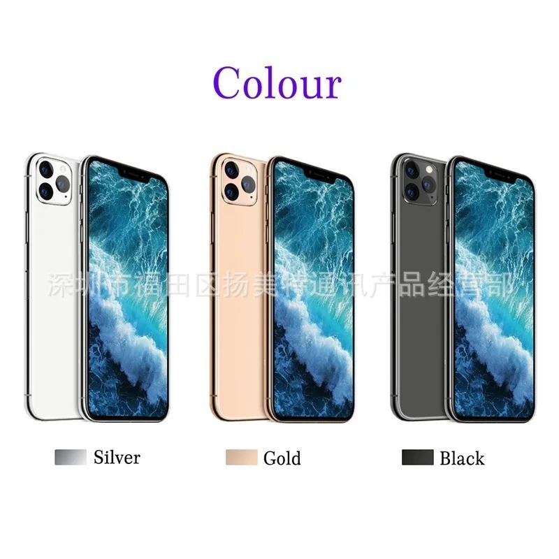 
High Quality ip11pro max 6.5-inch High-definition Face recognition Smartphone Four cameras Double open and double standby 