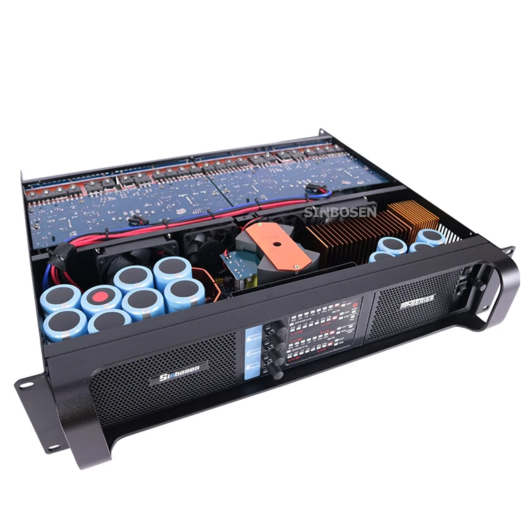 

Sinbosen fp amplifier 8000Q professional 4 channel 1000 watt power amplifier for 15 inch speaker