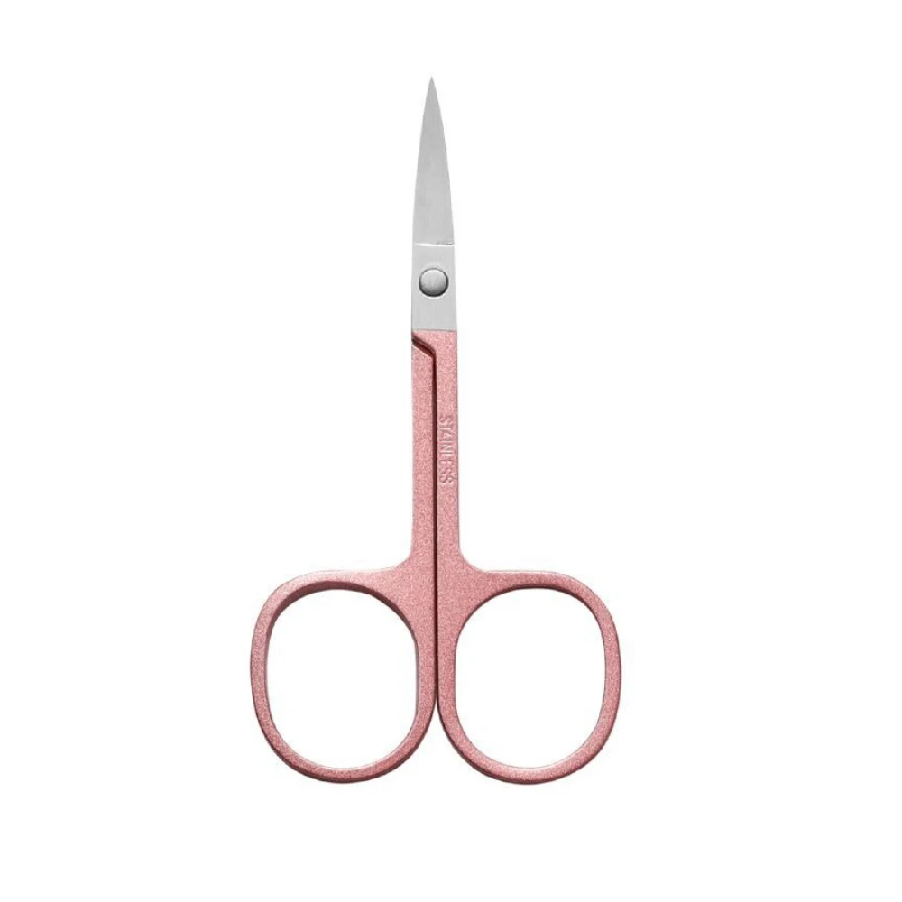 
Small Custom Logo Stainless Steel Professional Beauty Care Tool Eyebrow/Eyelashes Scissors 