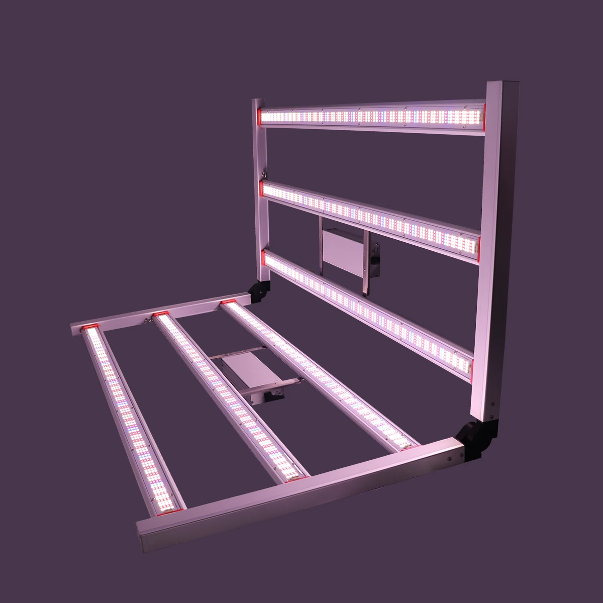 

Factory Wholesale 640w LED Grow Light Bars For Herb Indoor Cultivation Veg Bloom Foldable Full Spectrum Hot Sale Free Shipping