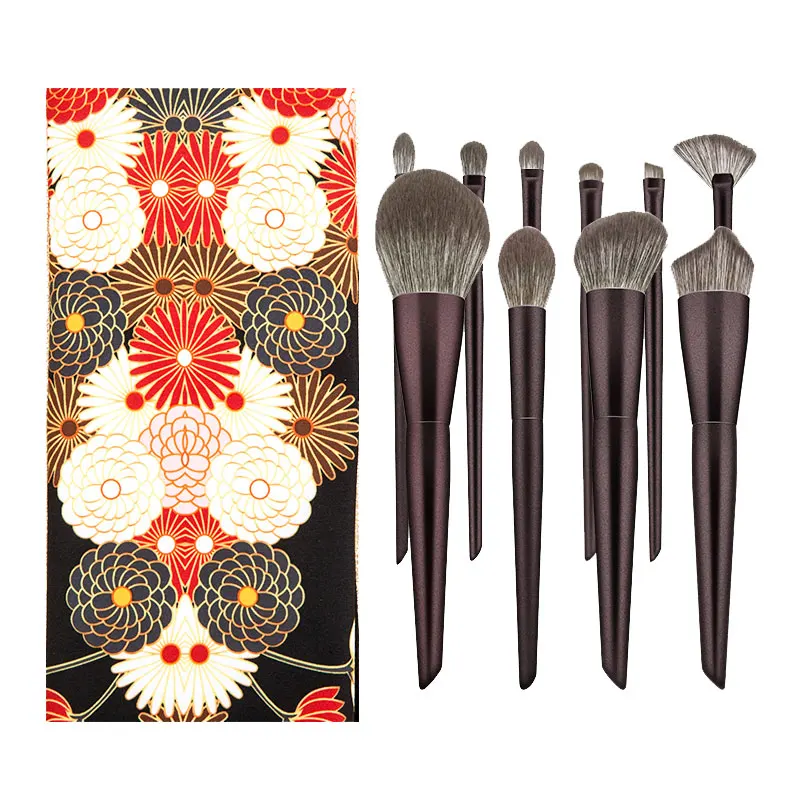

10pcs high quality beauty kawaii luxury makeup brushes spoolie make up tools maquillaje al por mayor para vender