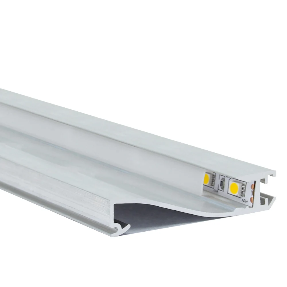 LvSen Recessed Extrusion Lighting Fixtures Connector Strip Stair For Floor Led Aluminum Profile Wall