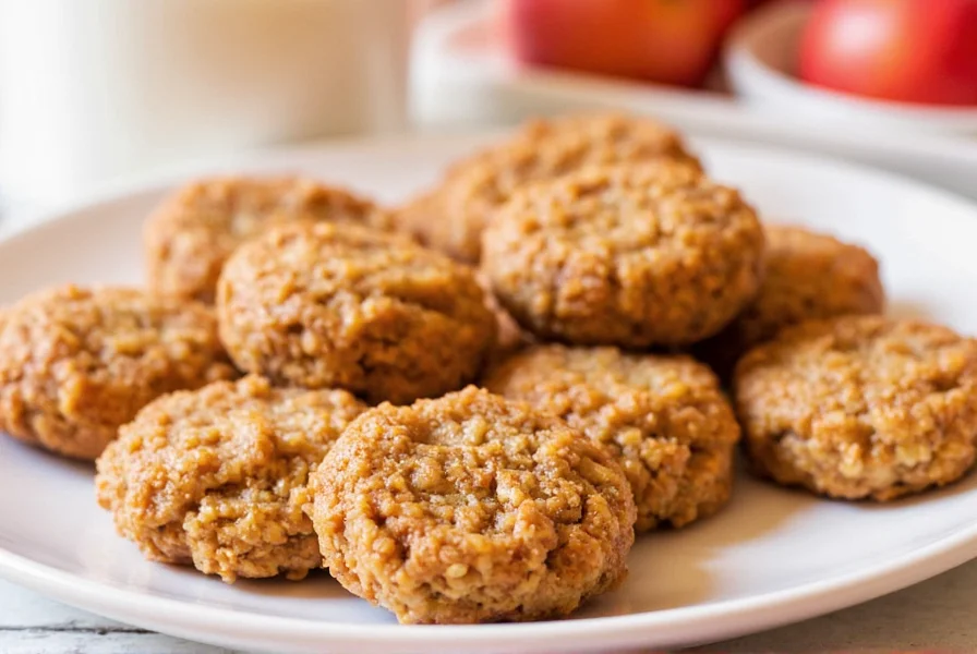 Apple cinnamon rice cakes served with various toppings including yogurt, nut butter, and fresh fruit