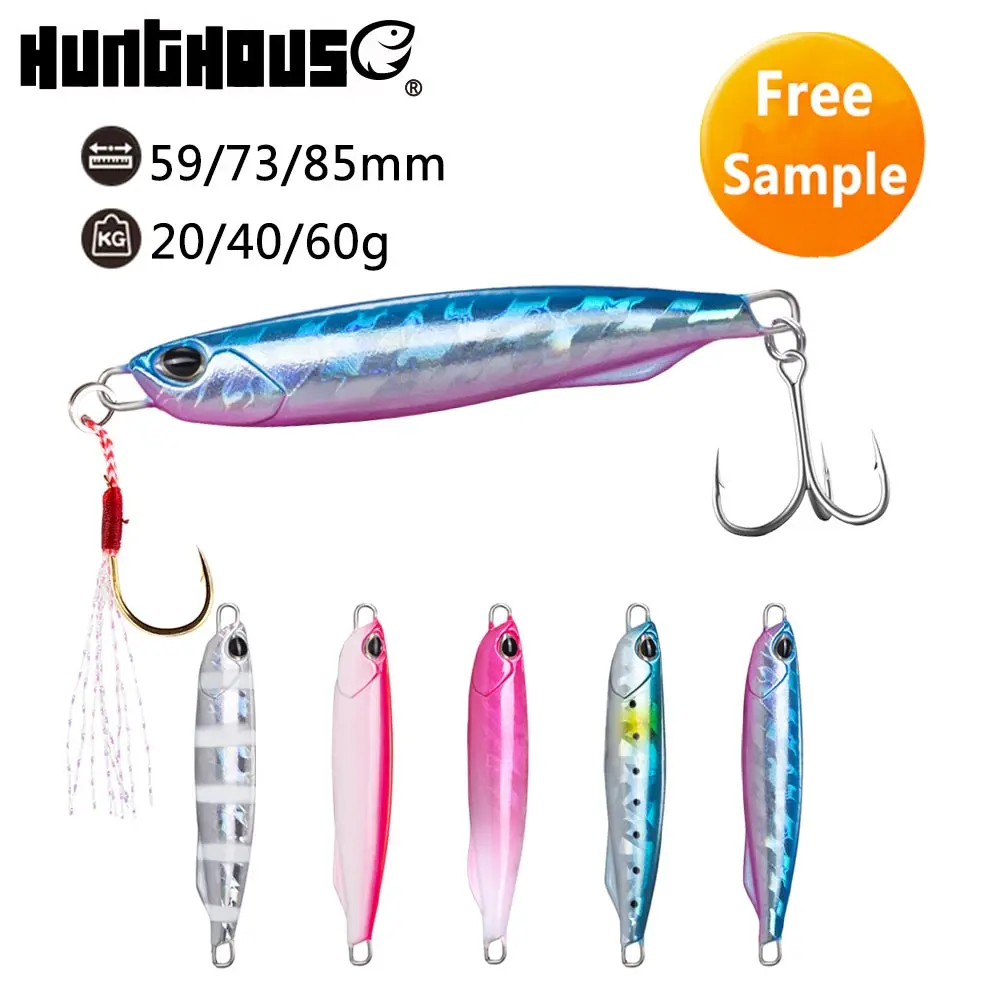 

Hunthouse wholesale metal fishing new japan baits artificial jig lures, 5 colors