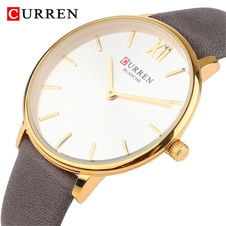 

CURREN 9040 L Luxury Brand Watch Women Fashion Leather Quartz Watches Ladies Clock Casual montre femme Female Wristwatches 2019