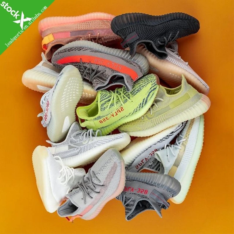 

yeezy Mens running shoes cinder V2 static black earth tail-light zebra fade beluga butter reflective sneakers
