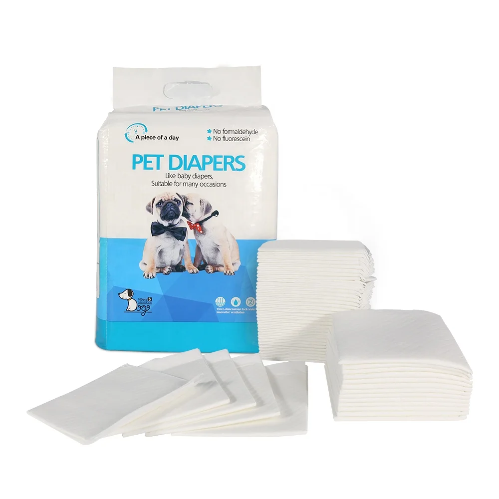 

High Absorbent Disposable Incontinence Underpads Leak-proof Dog Pee Pad Pet Dog Training Pads for Puppy, As photo