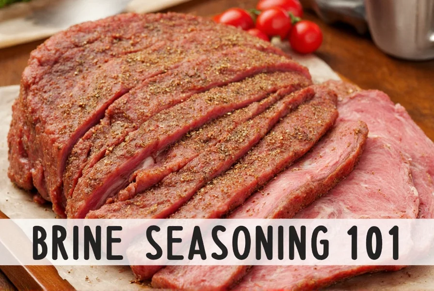 Bowl of brine seasoning mixture