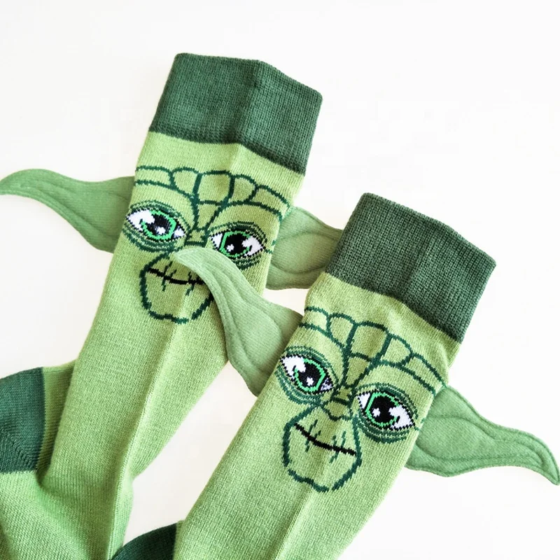 

Mandalorian funny cute hand made sock for women Bulk wholesale custom premium socks big child