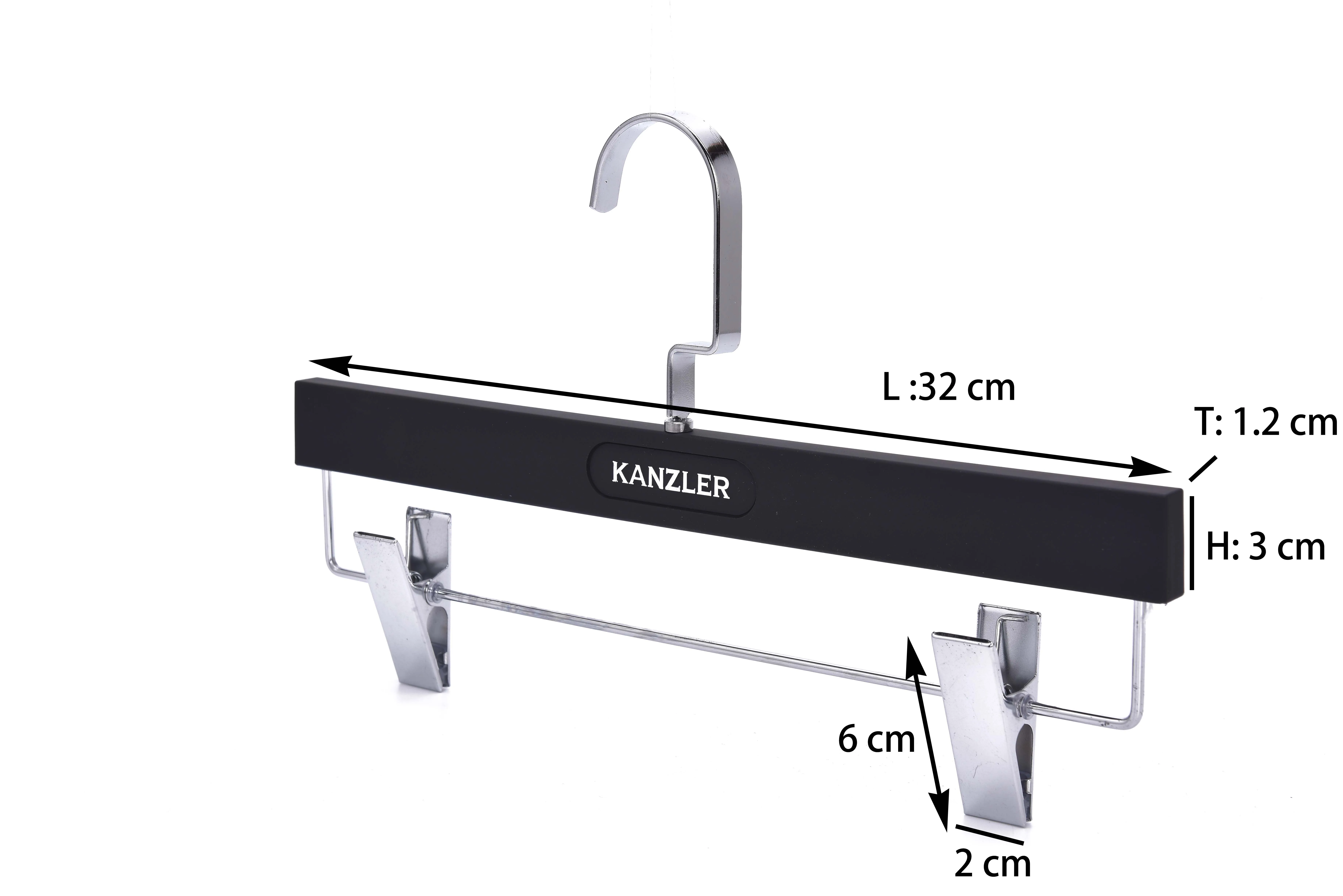 Kindome High End Custom Logo Anti Slip Plastic Coat Hangers For Fashion