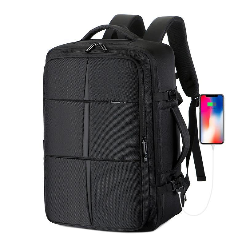 

usb charging backpack 15.6 inch Laptop backpack Waterproof expandable Bag for college Multifunctional shoes compartment backpack