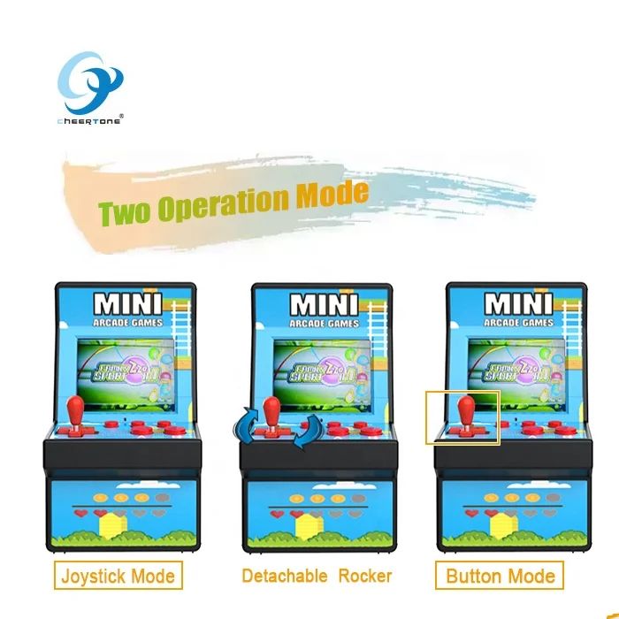 

2019 best selling bartop mini arcade game machine for children CT882X, Black