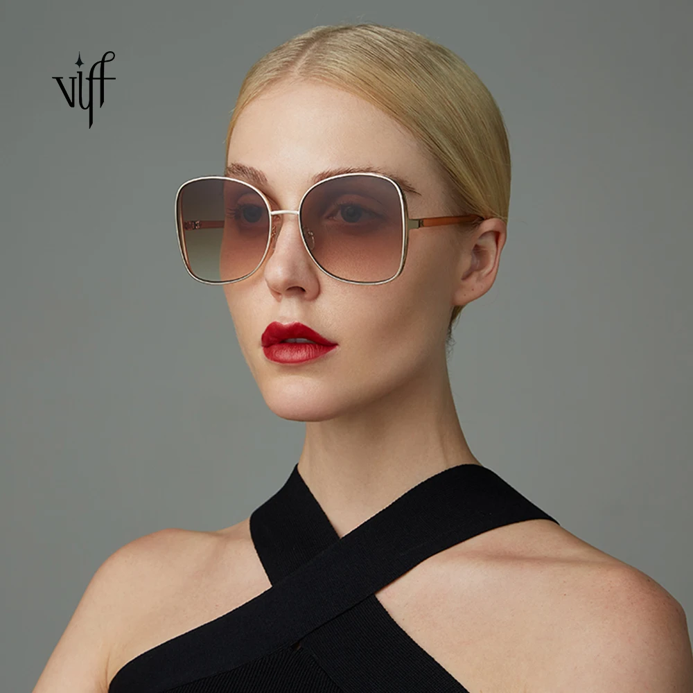 

Hot Sale China Made HM19180 Metal Frame 2021 Popular Trendy Sun Glasses for Women