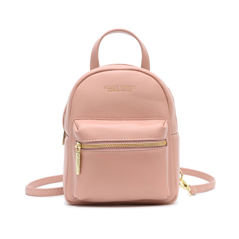 

Fashion Backpack Purse Mini Soft Back Pack Multi-Function Messenger Rucksack Ladies Shoulder Bag Small Backpacks For Women, Black, pink, etc.accept customized models