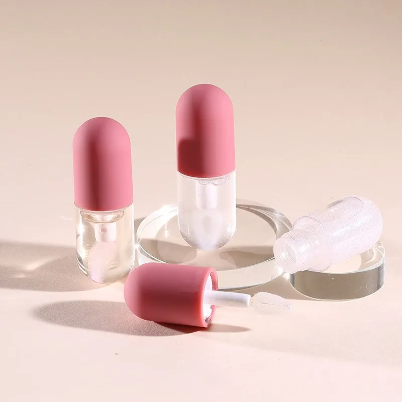 

Free makeup samples hot Mini Capsule Clear Lip Gloss Moisturizing Transparent Lip Enriching Gloss lip gloss vendor