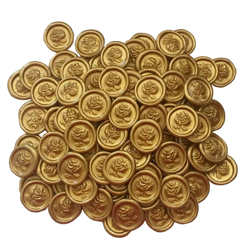 
Custom 3D Wax Seal Sticker, Wedding Self Adhesive Sealing Wax Stickers 