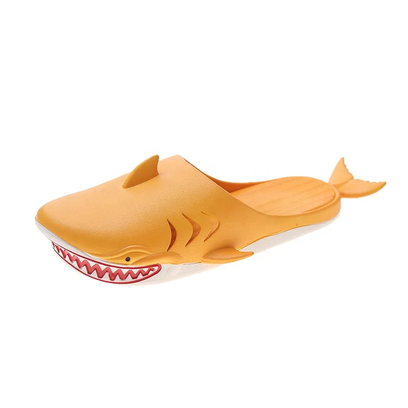 

Cartoon new slippers lovers children's parent-child fun shark slippers soft bottom casual slippers, Customed