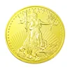 ST-Craft 50 Dollars 1 OZ American Eagle Tungsten Custom Token Coin Gold Liberty Coins