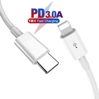 

PD Fast Charging Cable For USB C Lightn For iPhone 11 pro max to Type-C 2A Quick charger for Type C to iphone