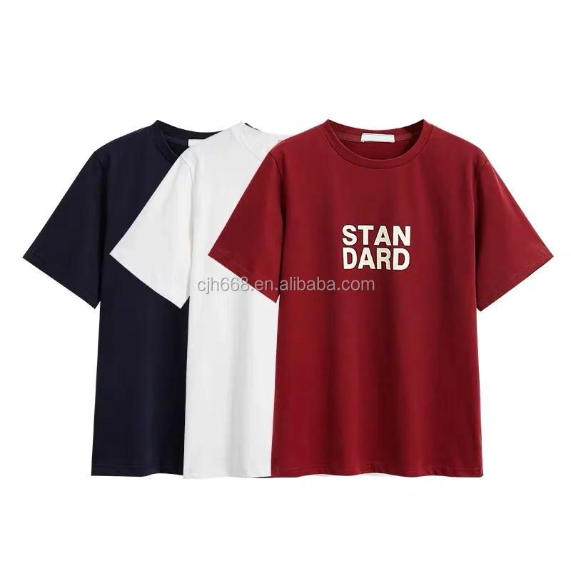 

Excellent quality new design wholesale Cotton export women colorful T shirt with various patterns, White