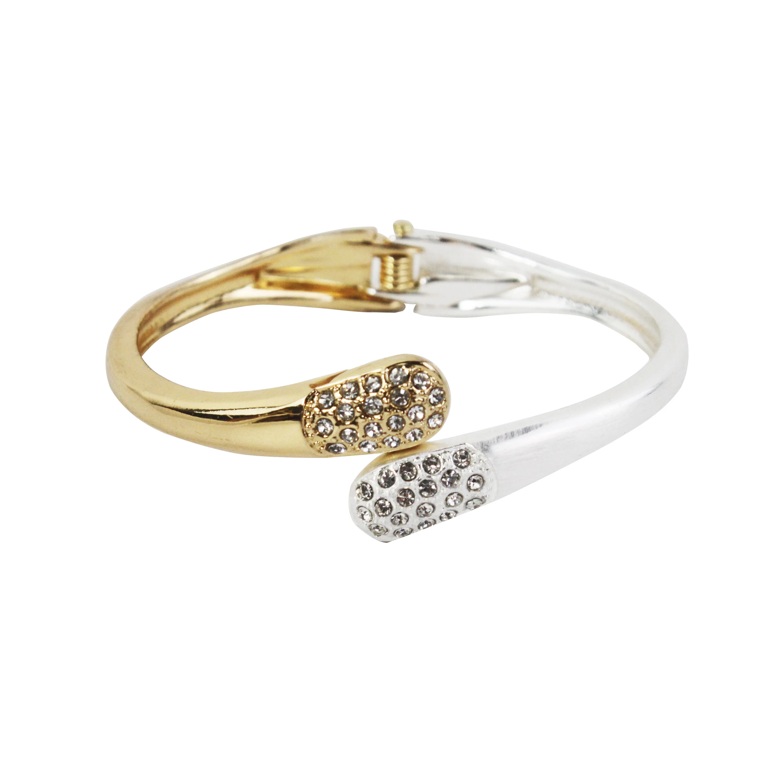 

Gold Fancy Bangles Latest Designs Metal Golden And White Bracelets, Golden/oem