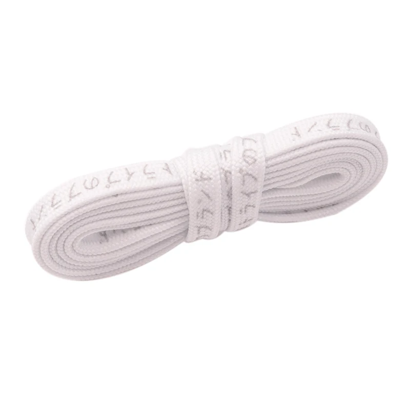 

Weiou Shoe Accessories Manufacturer 100cm Flat Polyester Shoelace Reflective Text Shoelace Affordable Hot Shoelace