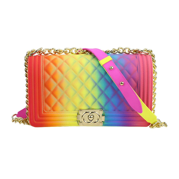

Hot Sell Luxury Designer women 2021 Purses And Handbags Jelly Purses, 15 colors