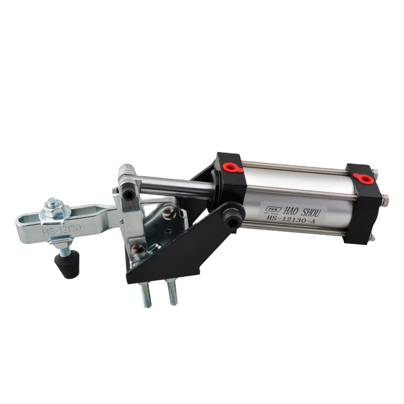 HS-12130-A Pneumatic Toggle Clamp  Hold Capacity 227KG/500LB 1/8' Ports Well-stocked Mini Order  Used for CNC Machines