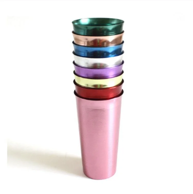 Multi Color Customized Aluminum Wine Glasses Anodized Aluminum Cup 16