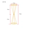 new wedding props wrought iron small waist ornaments table can assembled centerpieces flower stand road guide flower vase(70cm)