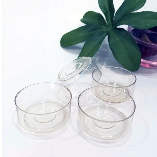 

manufacturers direct sale good quality pc Clear Candle jars