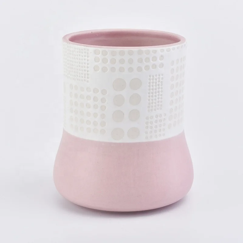 Matte empty candle jars for luxury candle making