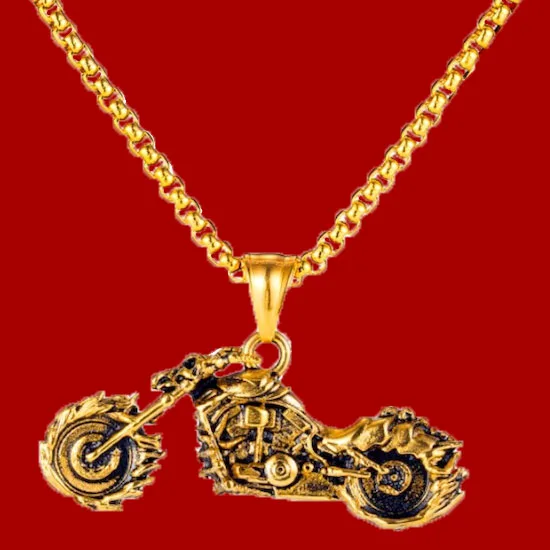 Skull Casting Necklace Motorcy