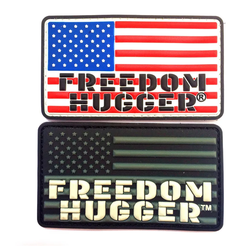 Hot sale environmental clothing bag decoration soft rubber patches