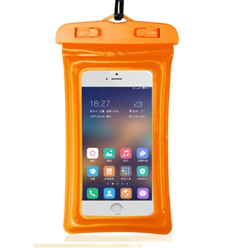 

Swimming drifting diving IPX8 airbag phone waterproof bag