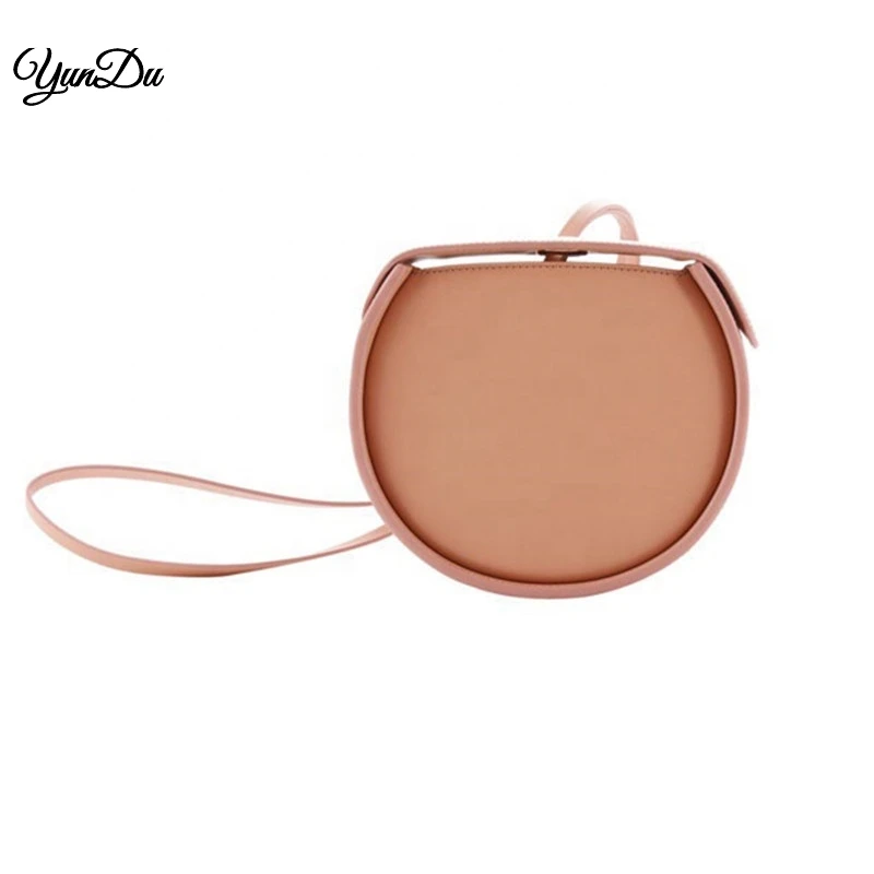 

Saddle Handbag Women Luxury Circular Small Round Shoulder Female Half Moon Tote Designer Bags Famous Brand Women Bags 2019