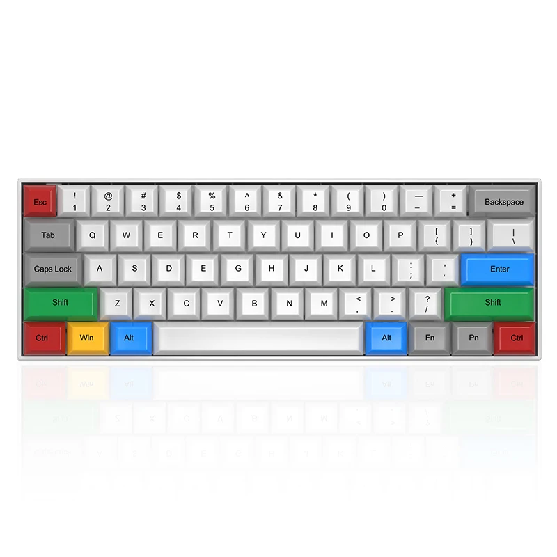 

E70-Feker Wholesale Cherry Keyboard Switches RGB Backlit Wired Wirless Keyboard Ergonomic Mechanical Keyboard 60%