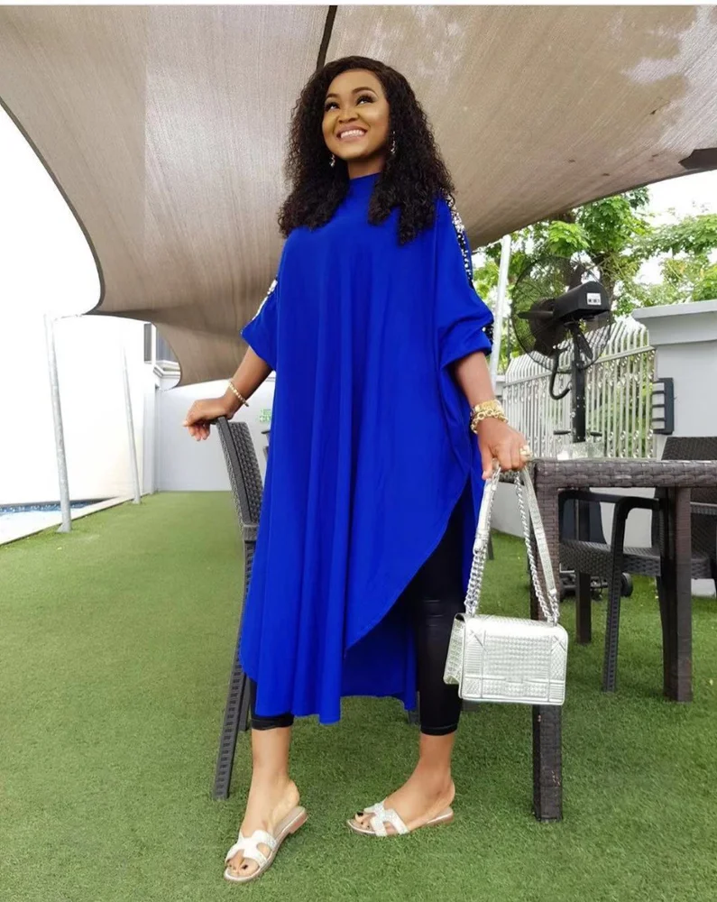 

Fashion Plus Size Women Clothing Long Sleeve Dress Women Casual Dresses