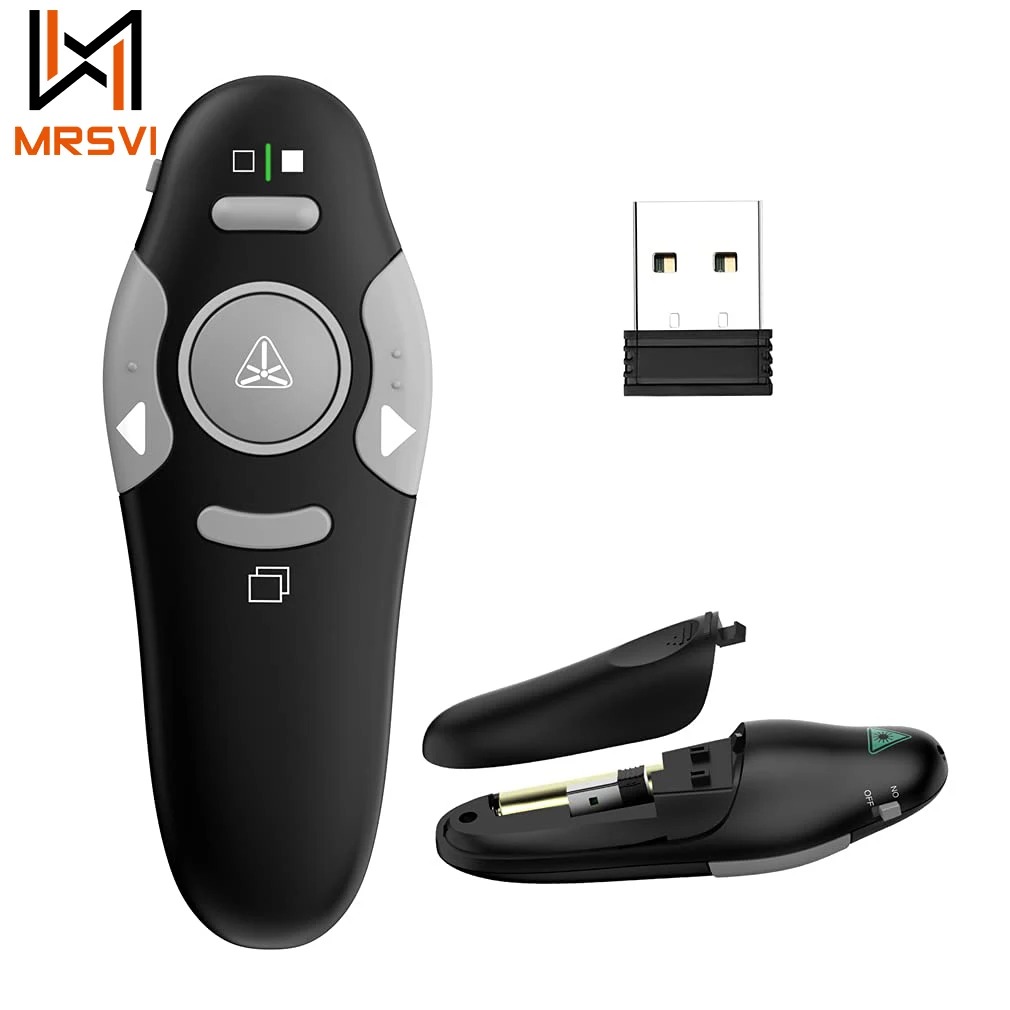 

Hot Sale 2.4G RF Wireless Presenter PPT Presentation Red Laser Pointer page turning Remote Control Air Mouse PowerPoint Clicker